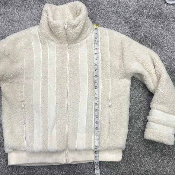 Athleta Willow Fleece Sherpa Bomber Jacket - Picture 12 of 15